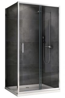 Душевой уголок ABBER Schwarzer Diamant AG301205-S505 120x50см хром